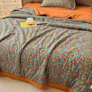 Premium Floral Printed Comforter Set