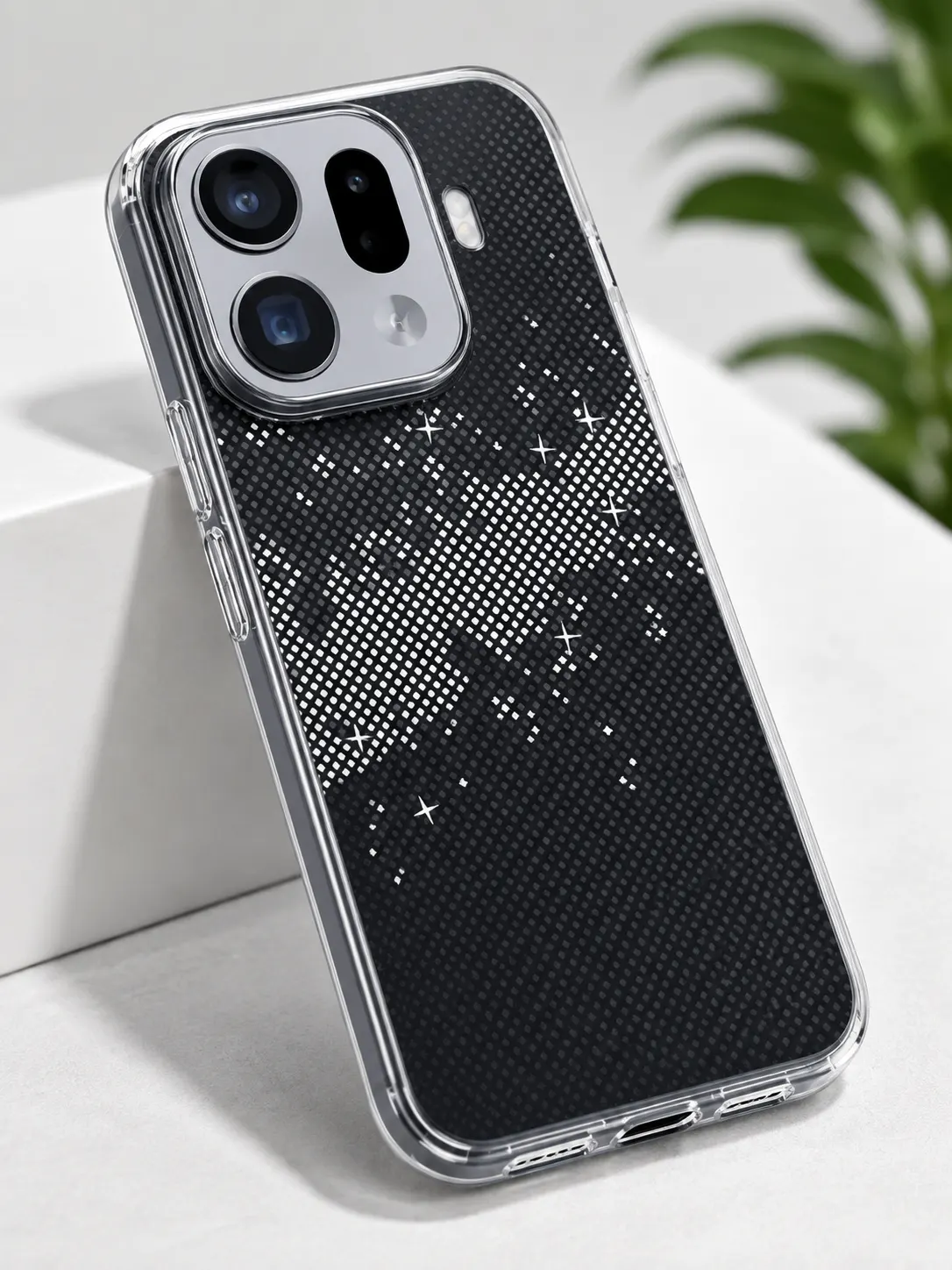 Starry Pattern Smartphone with Distinctive Camera Design Case